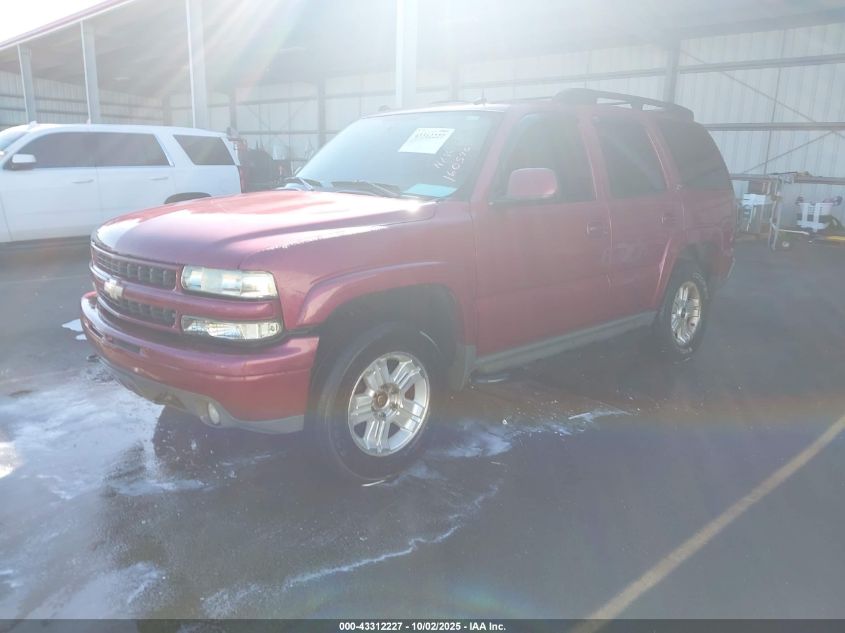 2004 Chevrolet Tahoe Z71 VIN: 1GNEK13Z54R160576 Lot: 43312227