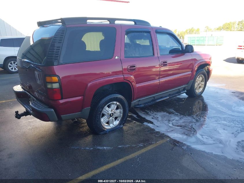 2004 Chevrolet Tahoe Z71 VIN: 1GNEK13Z54R160576 Lot: 43312227