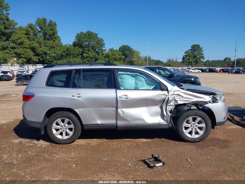 2012 Toyota Highlander Se V6 VIN: 5TDBK3EH1CS119616 Lot: 43312256