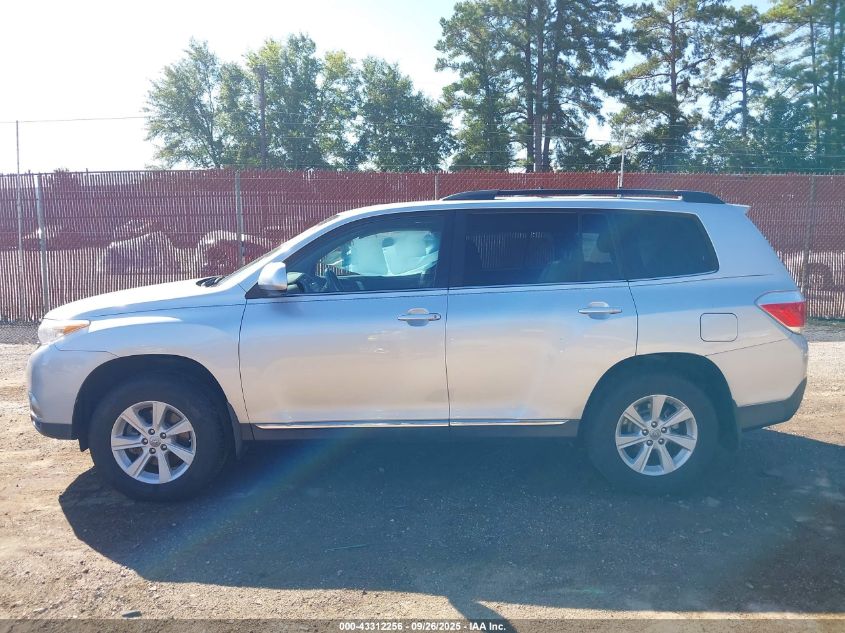 2012 Toyota Highlander Se V6 VIN: 5TDBK3EH1CS119616 Lot: 43312256