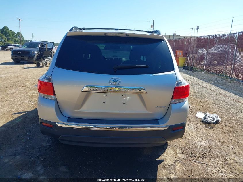 2012 Toyota Highlander Se V6 VIN: 5TDBK3EH1CS119616 Lot: 43312256