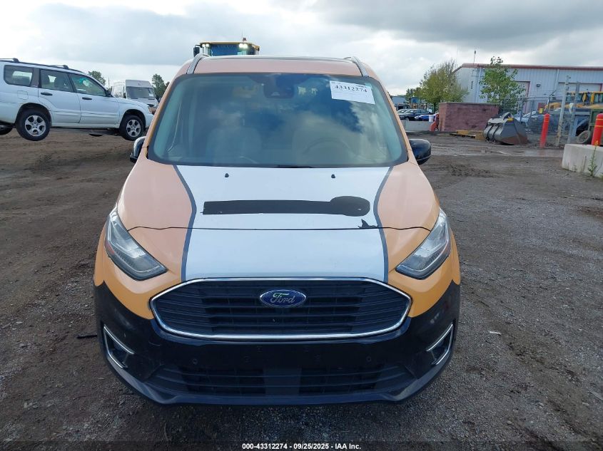 2019 Ford Transit Connect Titanium VIN: NM0GE9G21K1393643 Lot: 43312274