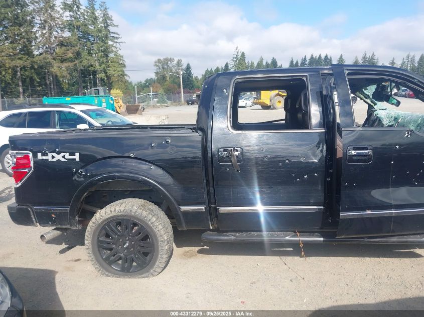 2011 Ford F-150 Platinum VIN: 1FTFW1EF8BFC80987 Lot: 43312279