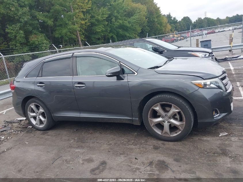2013 Toyota Venza Limited V6 VIN: 4T3BK3BB7DU080790 Lot: 43312283