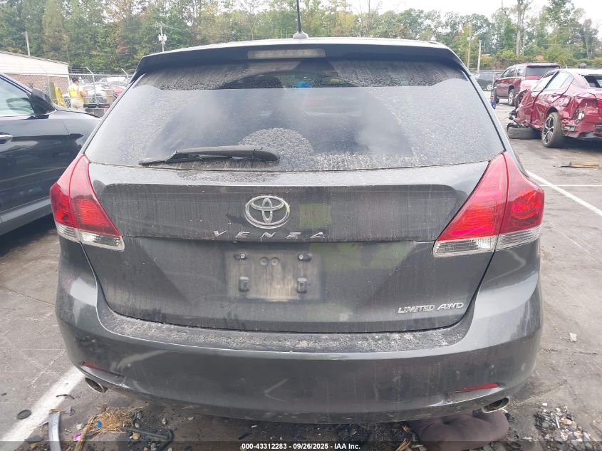 2013 Toyota Venza Limited V6 VIN: 4T3BK3BB7DU080790 Lot: 43312283