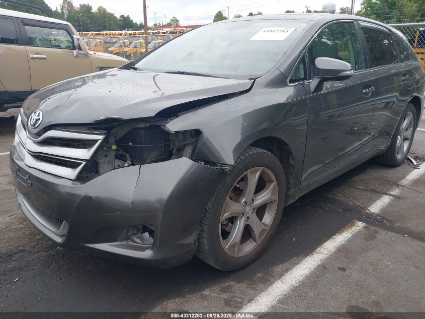 2013 Toyota Venza Limited V6 VIN: 4T3BK3BB7DU080790 Lot: 43312283