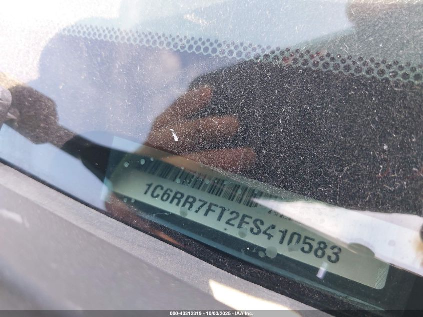 2014 Ram 1500 Express VIN: 1C6RR7FT2ES410583 Lot: 43312319