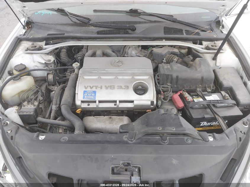 2004 Lexus Es 330 VIN: JTHBA30G445007299 Lot: 43312328