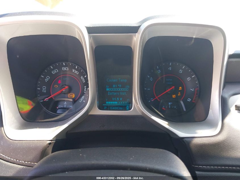 2014 Chevrolet Camaro 2Ls VIN: 2G1FA1E37E9278710 Lot: 43312352