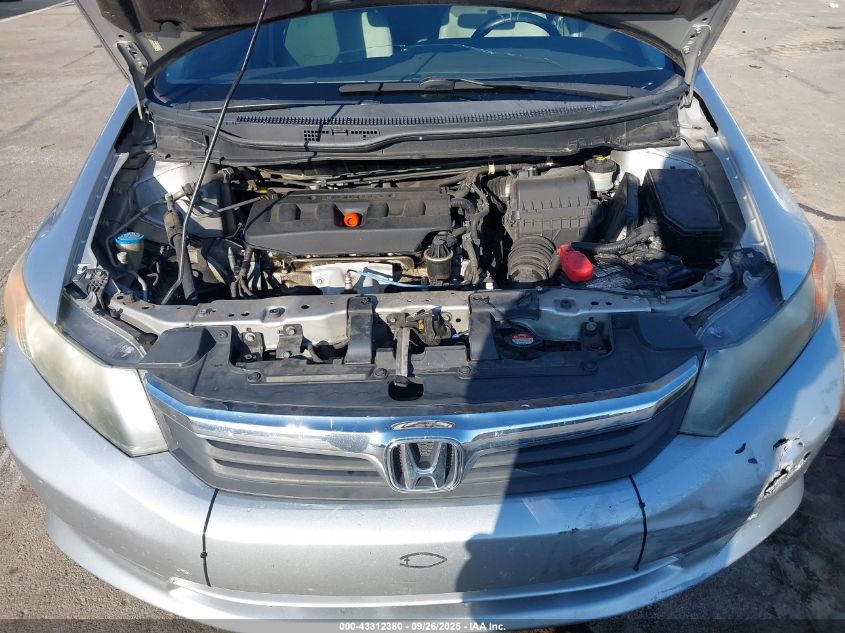 2012 Honda Civic Lx VIN: 19XFB2F50CE084271 Lot: 43312380