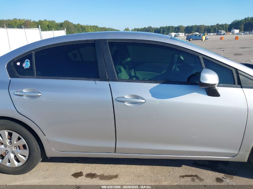 2012 Honda Civic Lx VIN: 19XFB2F50CE084271 Lot: 43312380