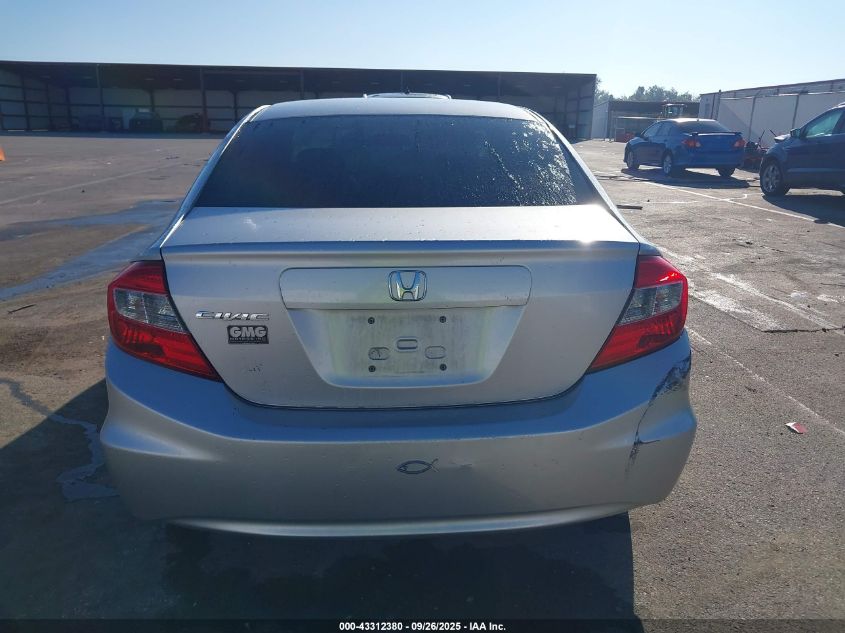 2012 Honda Civic Lx VIN: 19XFB2F50CE084271 Lot: 43312380