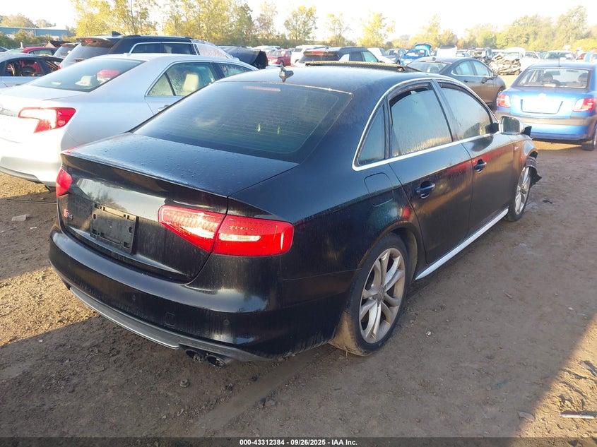 2013 AUDI S4 3.0T PREMIUM PLUS - WAUBGAFL2DA110413