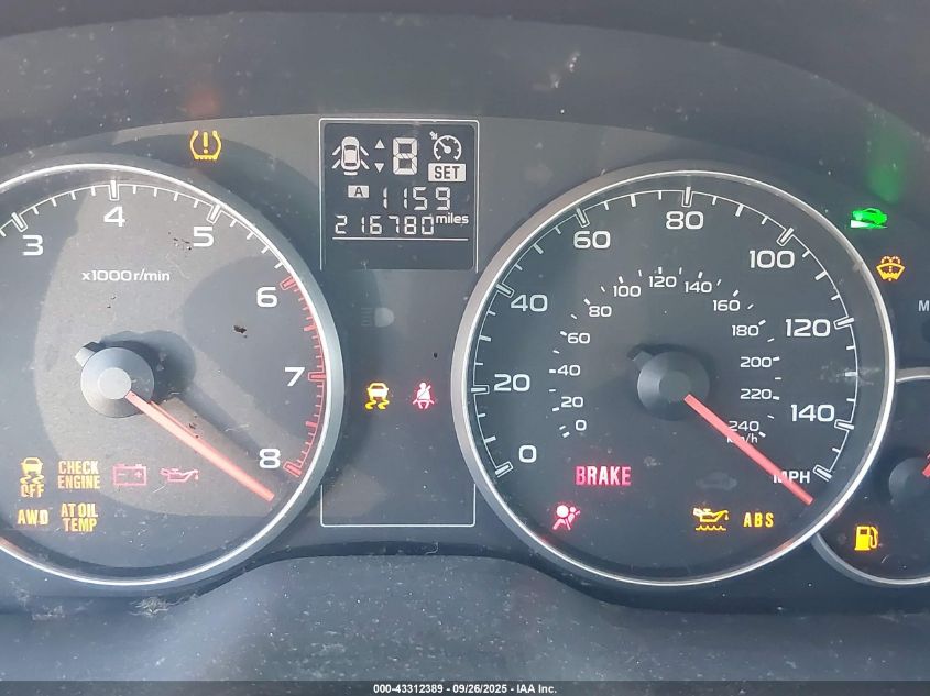 2014 Subaru Outback 2.5I Premium VIN: 4S4BRBCC3E3243903 Lot: 43312389