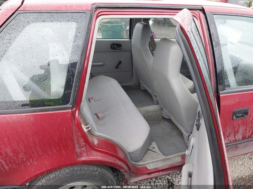 1994 GEO METRO HATCHBACK 1.0L I3 FI F