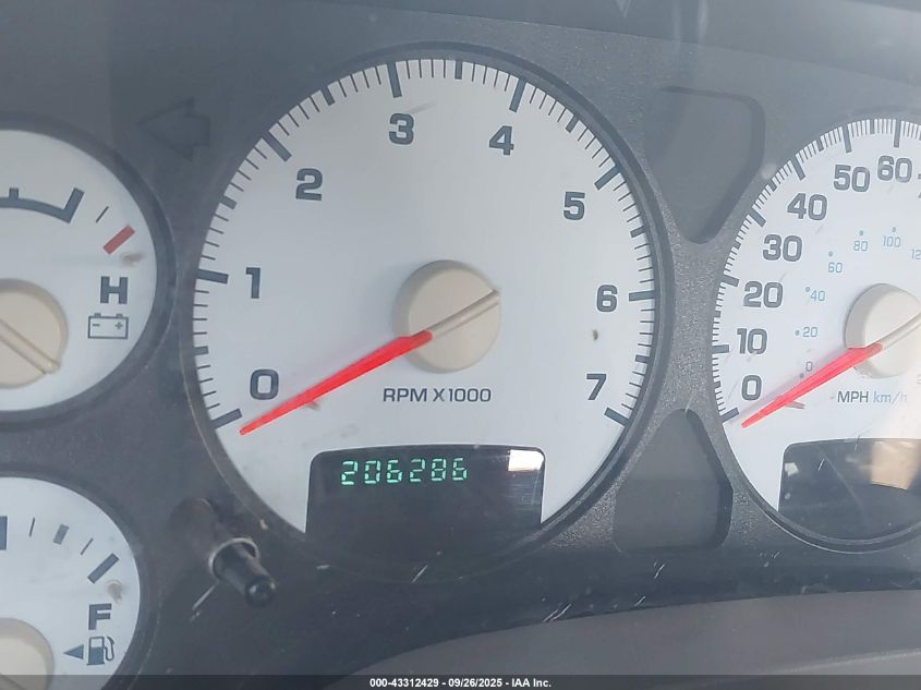 2004 Dodge Ram 1500 Slt/Laramie VIN: 1D7HA18N74S702497 Lot: 43312429