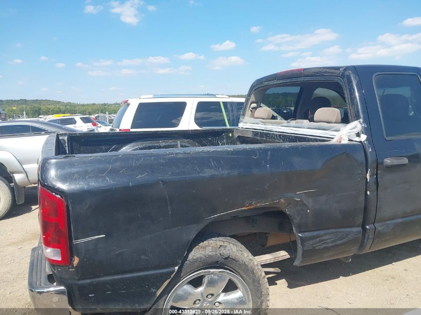 2004 Dodge Ram 1500 Slt/Laramie VIN: 1D7HA18N74S702497 Lot: 43312429