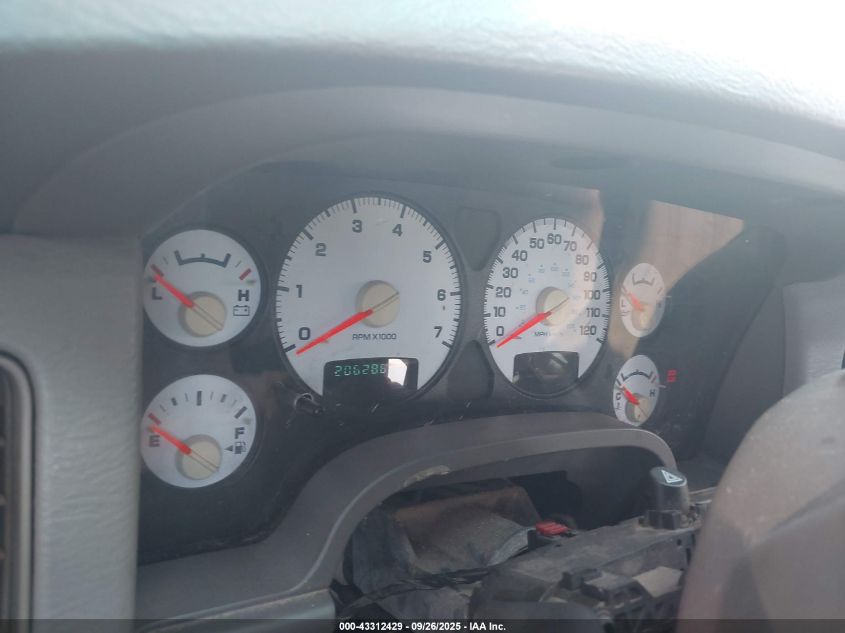 2004 Dodge Ram 1500 Slt/Laramie VIN: 1D7HA18N74S702497 Lot: 43312429