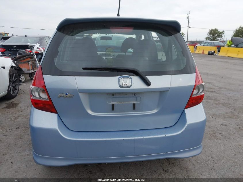 2008 Honda Fit Sport VIN: JHMGD37628S037192 Lot: 43312442