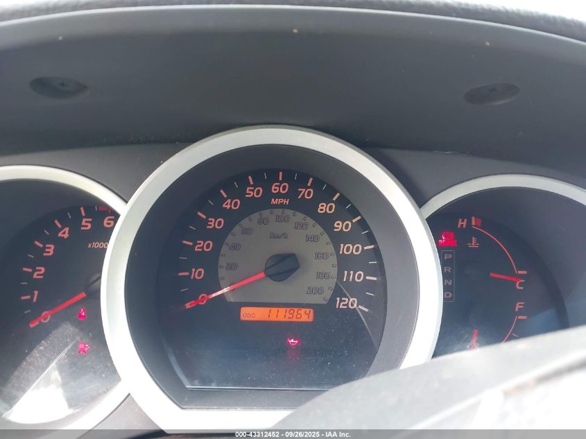 2007 Toyota Tacoma VIN: 5TETX22N77Z353861 Lot: 43312452