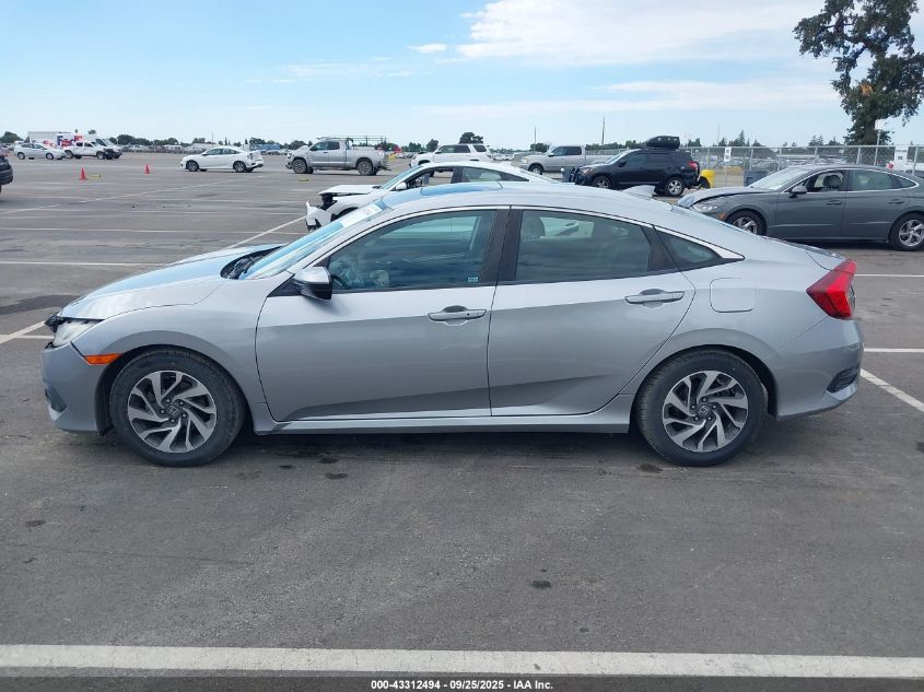 2018 Honda Civic Ex VIN: 19XFC2F82JE202521 Lot: 43312494