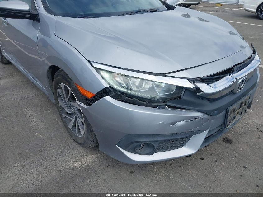 2018 Honda Civic Ex VIN: 19XFC2F82JE202521 Lot: 43312494