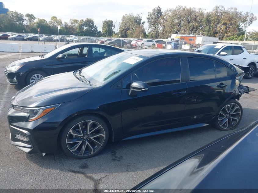 2020 Toyota Corolla Se VIN: 5YFS4RCE3LP033397 Lot: 43312502