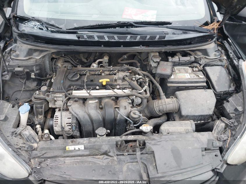 2013 Hyundai Elantra Gls VIN: 5NPDH4AE3DH422395 Lot: 43312522