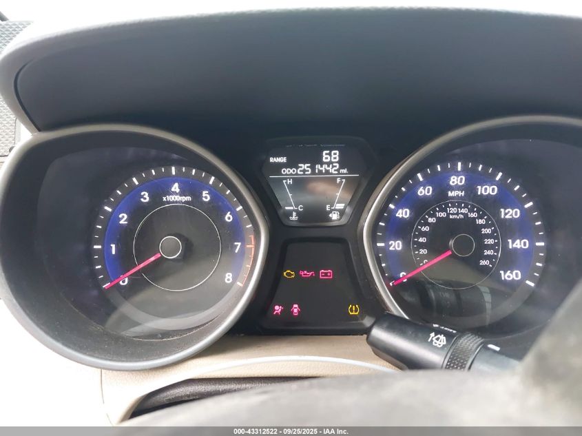 2013 Hyundai Elantra Gls VIN: 5NPDH4AE3DH422395 Lot: 43312522