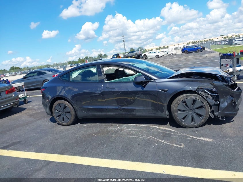 2025 TESLA MODEL 3 LONG RANGE REAR-WHEEL DRIVE 5YJ3E1EA0SF986155