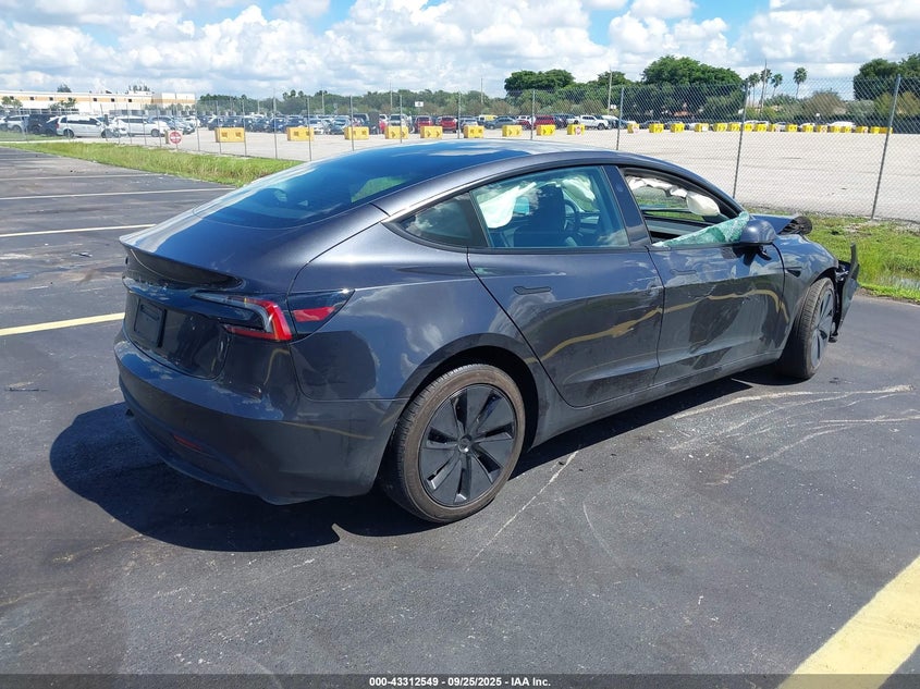 2025 TESLA MODEL 3 LONG RANGE REAR-WHEEL DRIVE 5YJ3E1EA0SF986155