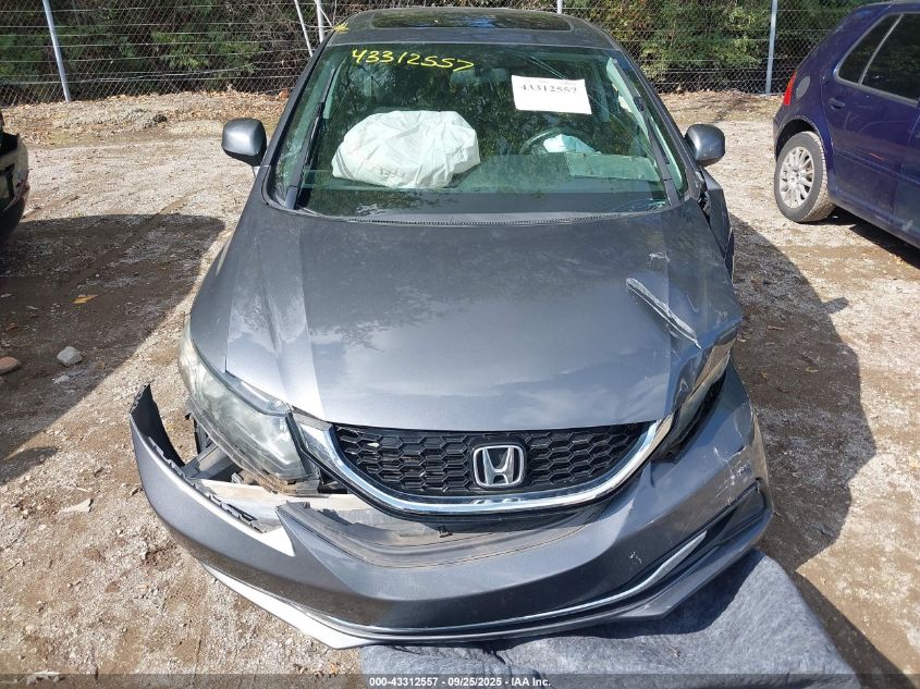 2013 Honda Civic Ex VIN: 19XFB2F89DE013422 Lot: 43312557