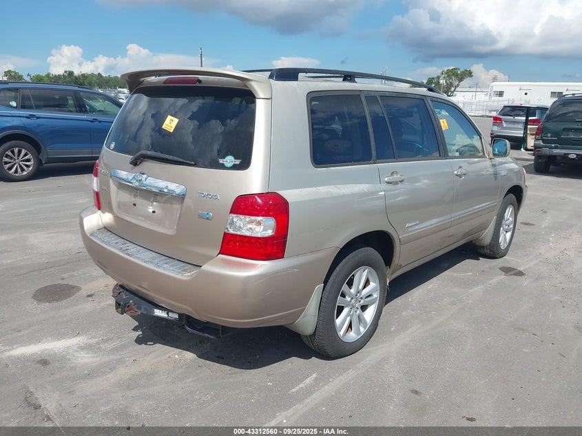 JTEEW21A660028770 2006 TOYOTA HIGHLANDER photo no. 4