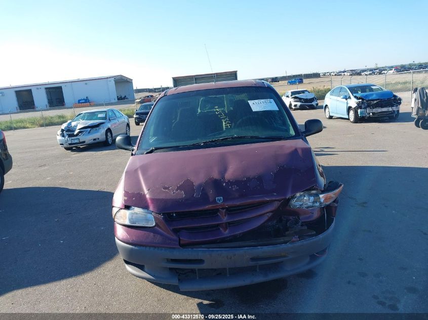 2000 Dodge Grand Caravan Se VIN: 1B4GP44G7YB726329 Lot: 43312570