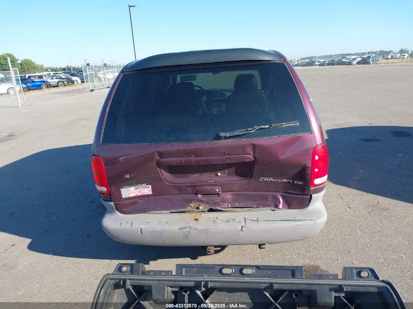 2000 Dodge Grand Caravan Se VIN: 1B4GP44G7YB726329 Lot: 43312570