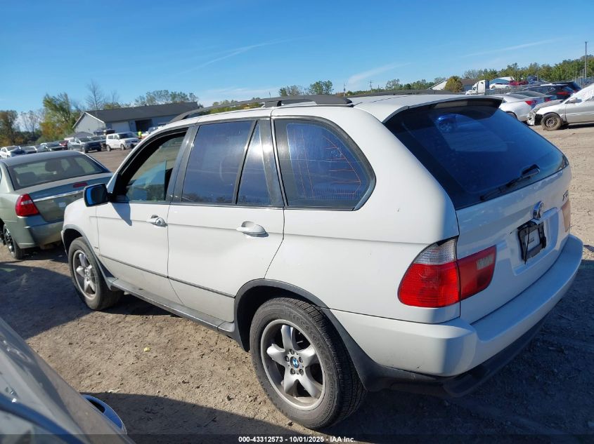 2003 BMW X5 3.0I VIN: 5UXFA53573LW23001 Lot: 43312573