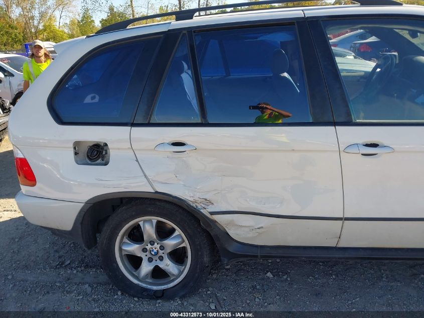 2003 BMW X5 3.0I VIN: 5UXFA53573LW23001 Lot: 43312573
