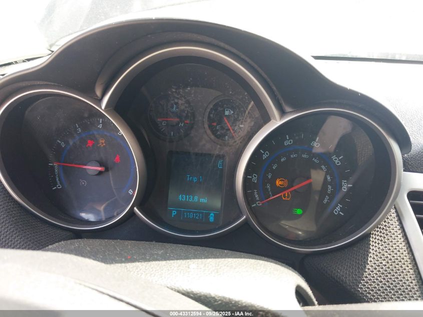 2011 Chevrolet Cruze 1Lt VIN: 1G1PF5S98B7123571 Lot: 43312594