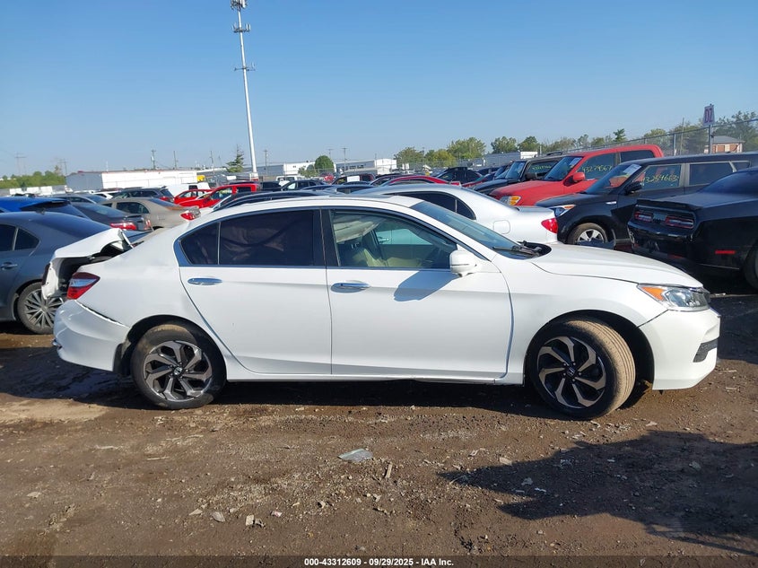 2016 Honda Accord Ex-L VIN: 1HGCR2F84GA007681 Lot: 43312609