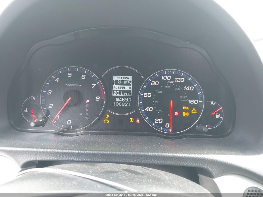 2007 Acura Tsx VIN: JH4CL96847C018594 Lot: 43312617