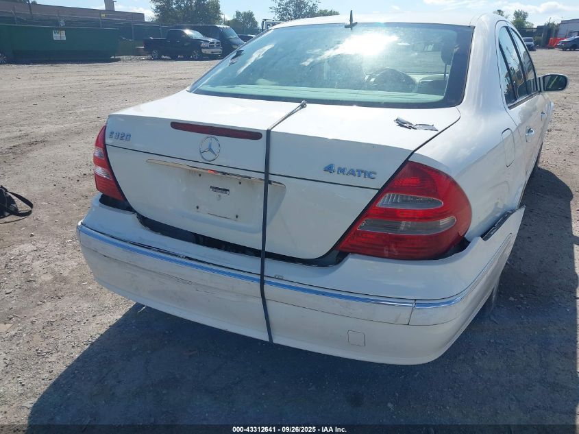 2005 Mercedes-Benz E 320 4Matic VIN: WDBUF82J65X175239 Lot: 43312641