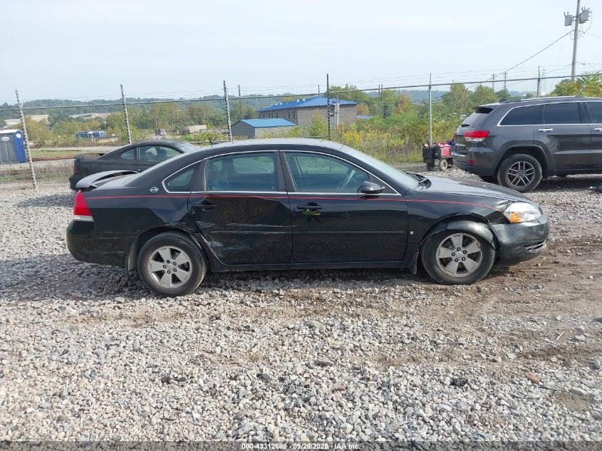 2008 Chevrolet Impala Lt VIN: 2G1WT58N881292942 Lot: 43312689