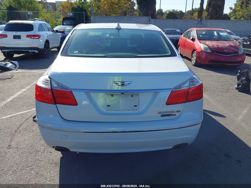 2011 Hyundai Genesis 4.6 VIN: KMHGC4DF6BU118489 Lot: 43312703