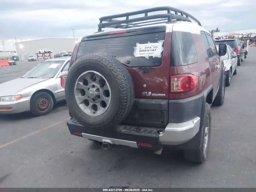 2008 Toyota Fj Cruiser VIN: JTEBU11F38K029333 Lot: 43312709