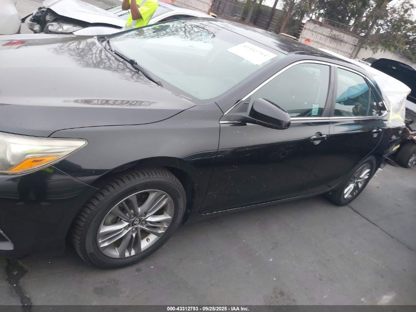 2016 Toyota Camry Se VIN: 4T1BF1FK0GU222820 Lot: 43312753
