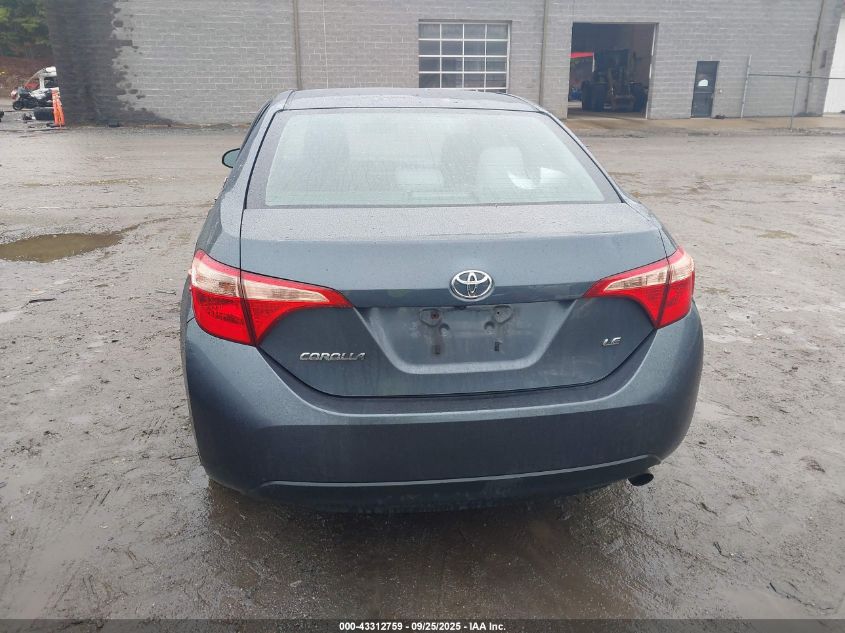 2017 Toyota Corolla Le VIN: 2T1BURHE4HC912715 Lot: 43312759