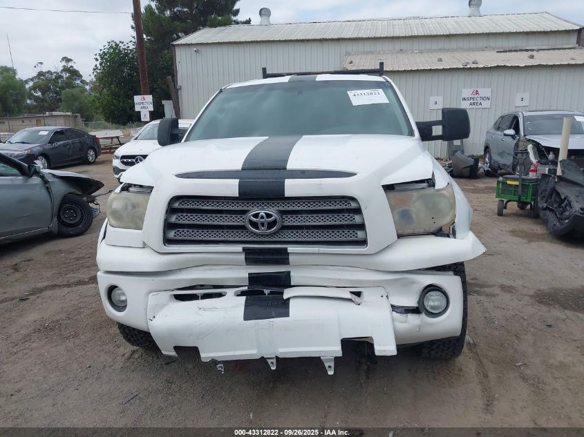 2008 Toyota Tundra Sr5 5.7L V8 VIN: 5TFRV54148X055160 Lot: 43312822