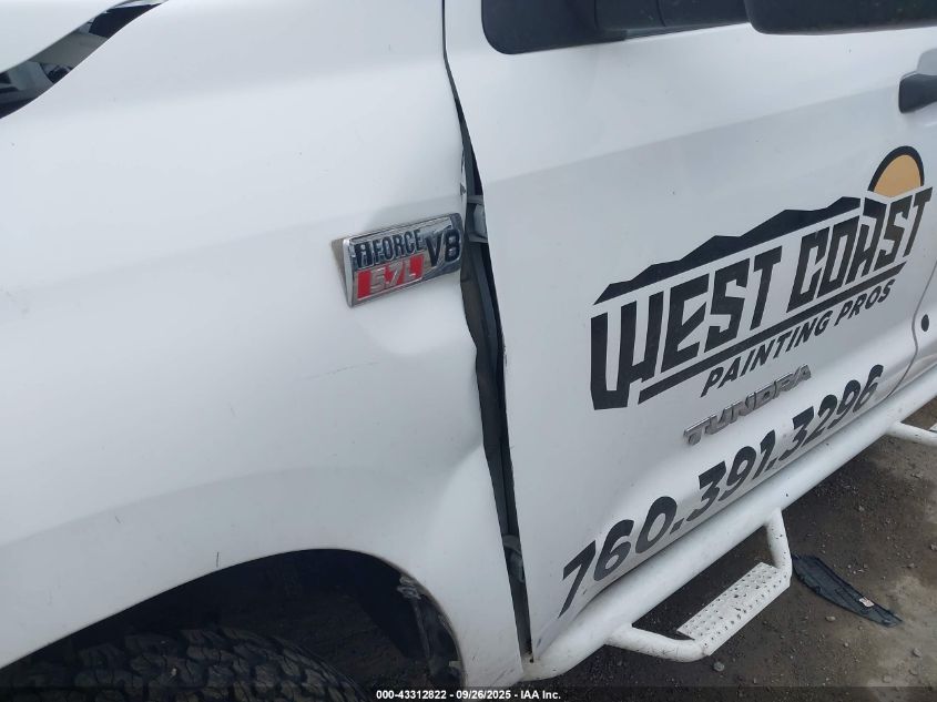 2008 Toyota Tundra Sr5 5.7L V8 VIN: 5TFRV54148X055160 Lot: 43312822