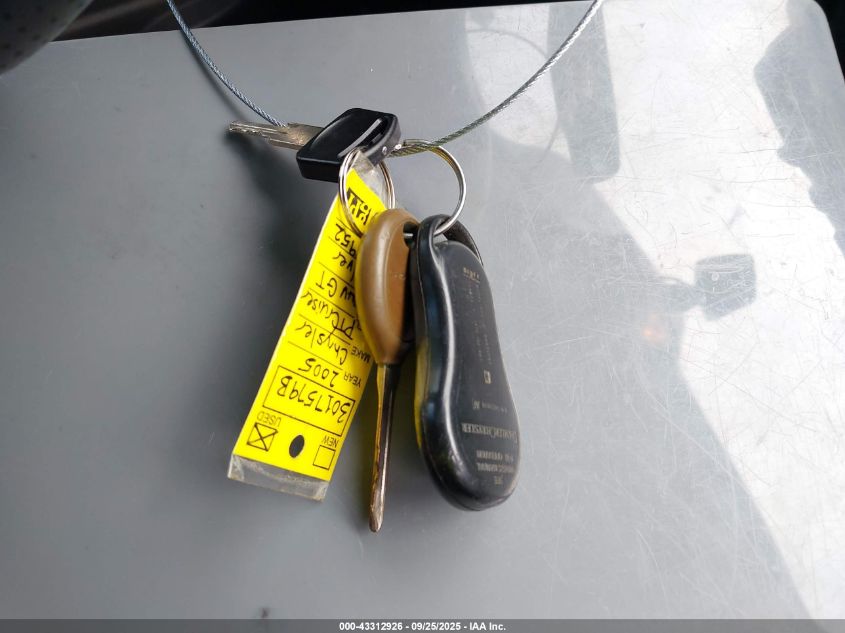 2005 Chrysler Pt Cruiser Gt VIN: 3C3AY75S95T265952 Lot: 43312926