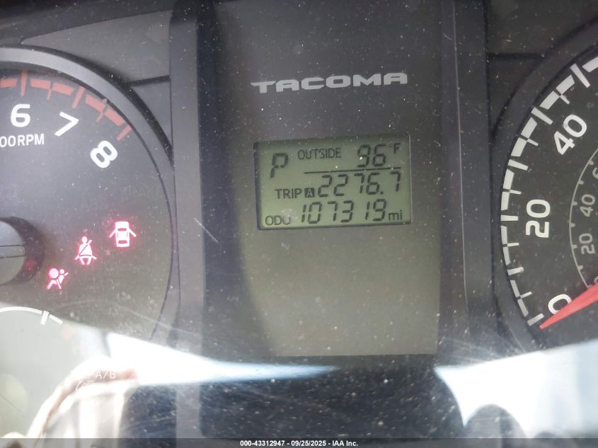 2017 Toyota Tacoma Sr VIN: 5TFAX5GN9HX086412 Lot: 43312947